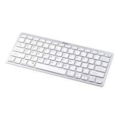 Teclado Bluetooth Sem Fio Tablet Pc Notebook Branco