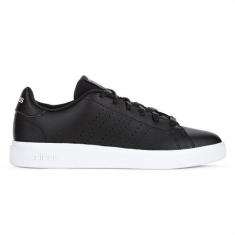 Tênis Adidas Advantage Base 2.0 Preto e Pink - Feminino, 37, Preto