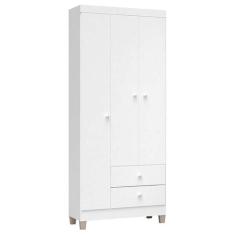 Guarda Roupa Infantil Ternura Baby 3 Portas Branco Flex  Incorplac