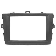 Moldura Painel 2 Din dvd Toyota Corolla 2009 à 2014 Grafite