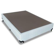Cama Box Base Viúva Universal Tecido White (128x188x26) - Probel