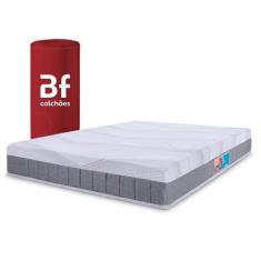 Colchão Casal a Vácuo Infinity Premium 138x188cm BF Colchões, CINZA