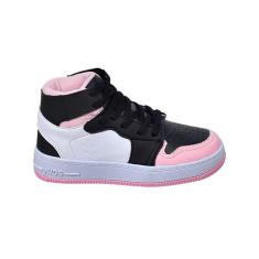 Tênis Infantil Feminino Casual Botinha Cano Alto Meninas Básico Escola