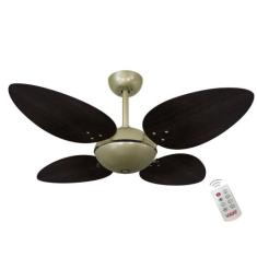 Ventilador Volare OffPetalo Quad Tabaco 220V Controle Remoto - Casa H,