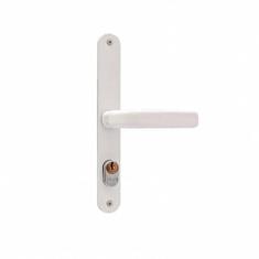 Fechadura para Porta de Alumínio ou Aço com Espelho Serralheiro 21mm Mgm Branco