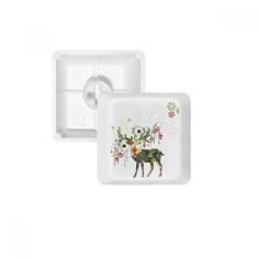 Kit de atualização para jogos com teclado mecânico e PBT Snowflake Lantern Deer