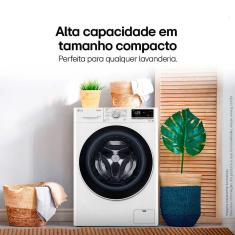 Lava e Seca Smart LG VC4 12kg com Inteligência Artificial AIDD CV5012WC4