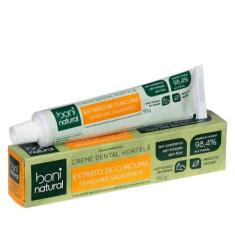 Creme dental hortelã e cúrcuma Boni Natural 90g