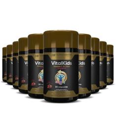 10x vitalkids vitamina c d zinco infantil 30caps mastigavel - HF SUPLE