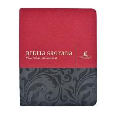 Livro - Bíblia NVI, Couro Soft, Vermelho, Com Espaço para Anotações, L
