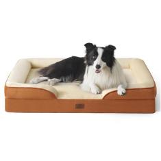 Cama Ortopédica Bedsure para Cães Grandes - com Capa Lavável