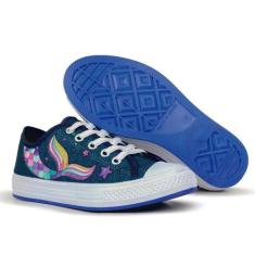 Tênis Infantil Menina Casual Star De Menina Tenis Feminino Cano Baixo 