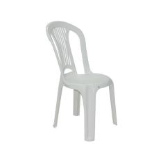 Cadeira Bistrô Tramontina Atlântida em Polipropileno Branco, Branco, 1