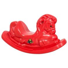 Gangorra Infantil Cavalinho Canguri Vermelho