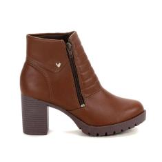 Bota Feminina Mississipi Cano Curto Salto Bloco Ziper Q7836