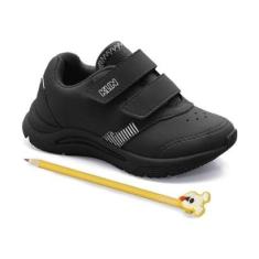 Tênis Infantil Klin New Sport Preto Vem com Lápis 199.088-Masculino