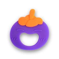 Mordedor de Silicone Funny Fruit Ameixa Baby BB1236 - Multikids