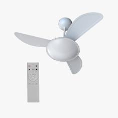 Ventilador de Teto Ventisol Sunny Inverter com Controle Branco Bivolt