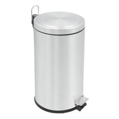 Lixeira Inox com Pedal 20 L Brasil Plus Tampa com  Amortecedor Tramont