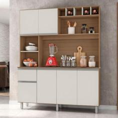 Kit Cozinha 6 Portas 1 Gaveta Alice - Poliman Móveis