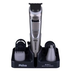 Aparador de Pelos Multigroom 8 em 1 PAP16 Philco Preto Bivolt