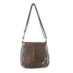 Bolsa Feminina Transversal TopGrife Couro Marrom, Transversal, Couro, 
