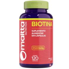 COMBO COM 2 BIOTINA B7 VITAMINA H CABELO, PELE E UNHAS APENAS 1 AO DIA 120 CAPS CADA TOTAL 240 CAPS - DUOM