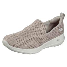 Skechers Tênis feminino Go Walk Joy, Cinzento-acastan, 5.5 Wide