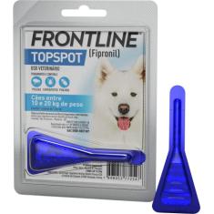 Frontline Antipulgas e Carrapatos Topspot para Cães de 10 a 20kg, azul
