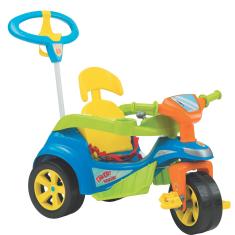 Carrinho De Passeio Ou Pedal Triciclo Baby Trike Evolution - Biemme Azul