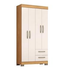 Guarda-Roupa com 4 Portas e 2 Gavetas NT6010 Notável Móveis