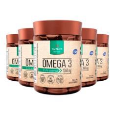 Kit 5 Ômega 3 TG Ultra Nutrify 60 Cápsulas