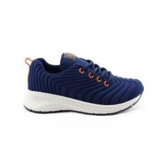 Tenis Ortopé Infantil Menino Masculino Confortável Macio Preto Escolar-Masculino