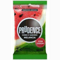 Camisinha Preservativo Prudence Cores e Sabores Pacote com 3 unidades,