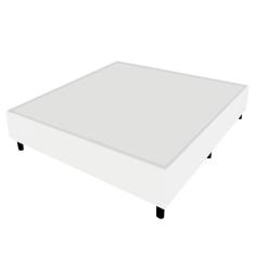 Cama Box Casal 1,38m Com 38cm De Altura Prince Branco