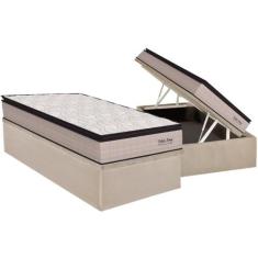 Cama Box Baú Solteiro: Colchão Molas MasterPocket Ensacadas Orthoflex 