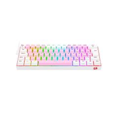 Teclado Mecânico Gamer Redragon Draconic Pro Rgb Rosa +