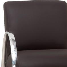 Poltrona Decorativa Polly 1 Lugar - Matrix - Marrom