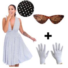 Fantasia Vestido Anos 60 Completa Anos 70 80 Vintage Adulto Feminino R