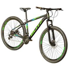 Bicicleta Aro 29 Blitz Pontal Alumínio Freio a Disco Câmbio Shimano 21