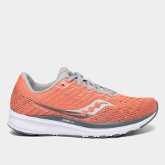 Tênis Saucony Ride 13 I Feminino, Coral, 34