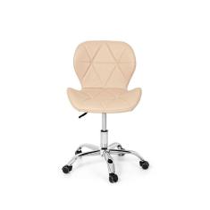 Cadeira Office Eiffel Slim Base Giratória Nude