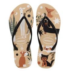 Chinelo de Dedo Havaianas Feminino Slim Pets-Feminino