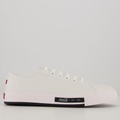 Tênis Coca Cola Daytona Branco-Unissex