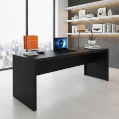 Escrivaninha Mesa Escritório ME4185 2 Lugares 180cm Preto - Tecno Mobi