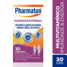 Polivitamínico Pharmaton Imunidade e Energia 30 cápsulas 30 Cápsulas Gelatinosas Moles