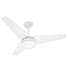 Ventilador de Teto Venti-Delta Ideal Led 3 Pás Laqueadas 130W Branco - 110V