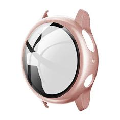 Capa protetora Case fosca com Película De Vidro marca 123smart Compativel com Galaxy Watch Active2 44mm Sm-R820 R825