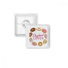 Doughnut Circle Western Sobreert Food Teclado mecânico PBT Gaming Upgrade Kit