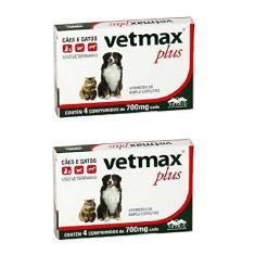 Combo 2un Vetmax Plus 4 Comprimidos Cada - Vetnil